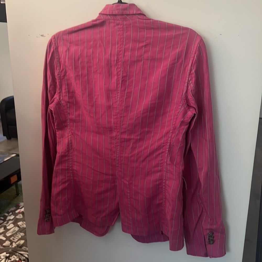 Linen pink jacket M - Picture 3 of 3